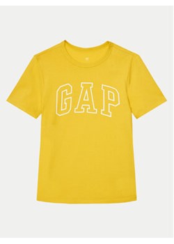 Gap T-Shirt 885753 Żółty Regular Fit ze sklepu MODIVO w kategorii Bluzki dziewczęce - zdjęcie 170771478