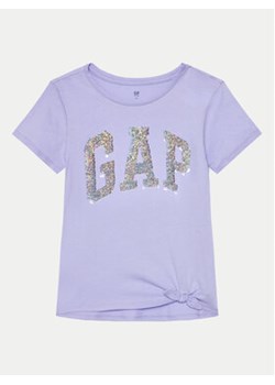 Gap T-Shirt 886009 Fioletowy Regular Fit ze sklepu MODIVO w kategorii Bluzki dziewczęce - zdjęcie 170771566