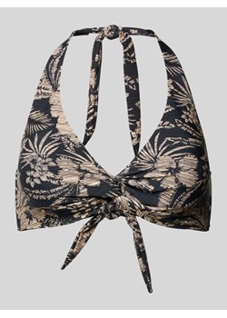 Top bikini z wiązaniem na szyi model ‘Tuala’ ze sklepu Peek&Cloppenburg  w kategorii Stroje kąpielowe - zdjęcie 170772287