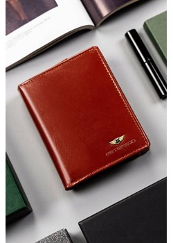 Peterson Skórzany portfel damski średnich rozmiarów brązowy ze sklepu 5.10.15 w kategorii Portfele damskie - zdjęcie 170772399