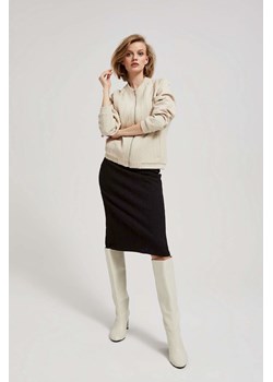 Czarna żakardowa spódnica damska ołówkowa ze sklepu 5.10.15 w kategorii Spódnice - zdjęcie 170772765