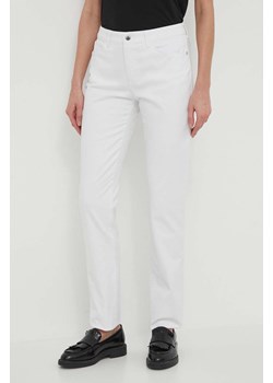Emporio Armani jeansy damskie kolor biały 8N2J18 2NV3Z ze sklepu ANSWEAR.com w kategorii Jeansy damskie - zdjęcie 170774995