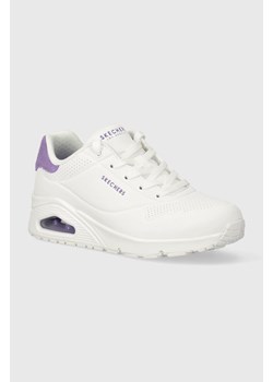 Skechers sneakersy UNO kolor biały ze sklepu ANSWEAR.com w kategorii Buty sportowe damskie - zdjęcie 170775158