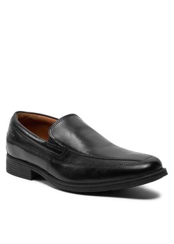 Półbuty Clarks Tilden Free 261103127 Black Leather ze sklepu eobuwie.pl w kategorii Buty eleganckie męskie - zdjęcie 170776779