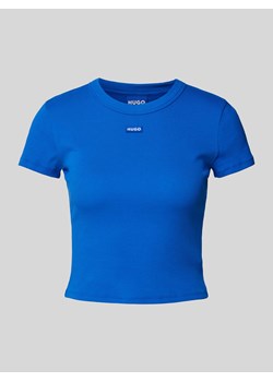 T-shirt krótki z naszywką z logo model ‘Baby Tee’ ze sklepu Peek&Cloppenburg  w kategorii Bluzki damskie - zdjęcie 170778465