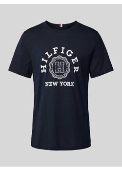 T-shirt z nadrukiem z logo model ‘HILFIGER COIN’ ze sklepu Peek&Cloppenburg  w kategorii T-shirty męskie - zdjęcie 170778478