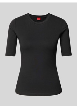 T-shirt w jednolitym kolorze model ‘Darnelia’ ze sklepu Peek&Cloppenburg  w kategorii Bluzki damskie - zdjęcie 170778645