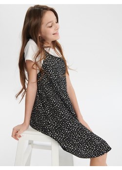 Sinsay - Komplet: sukienka i crop top - czarny ze sklepu Sinsay w kategorii Komplety dziewczęce - zdjęcie 170780296