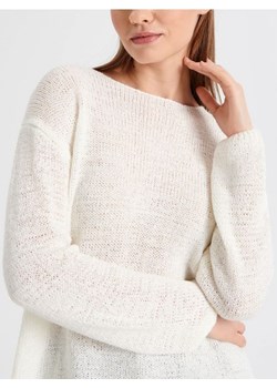 Sinsay - Sweter z miękkiej dzianiny - kremowy ze sklepu Sinsay w kategorii Swetry damskie - zdjęcie 170780355