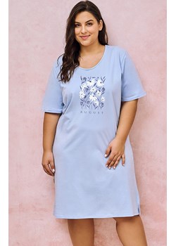 Bawełniana koszula damska plus size Viviana 3164, Kolor niebieski, Rozmiar XXL, Taro ze sklepu Intymna w kategorii Koszule nocne - zdjęcie 170781755