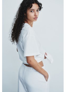 H & M - T-shirt oversize - Biały ze sklepu H&M w kategorii Bluzki damskie - zdjęcie 170781845