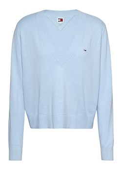TOMMY JEANS Sweter w kolorze błękitnym ze sklepu Limango Polska w kategorii Swetry damskie - zdjęcie 170784146