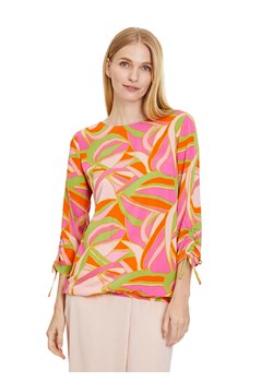 CARTOON Bluzka w kolorze pomarańczowo-zielono-różowym ze sklepu Limango Polska w kategorii Bluzki damskie - zdjęcie 170784776