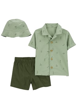 carter&apos;s 3-częściowy zestaw w kolorze zielonym ze sklepu Limango Polska w kategorii Komplety niemowlęce - zdjęcie 170785178