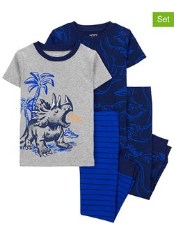 carter&apos;s Piżamy (2 szt.) w kolorze szaro-niebieskim ze sklepu Limango Polska w kategorii Piżamy dziecięce - zdjęcie 170785245