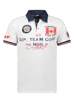 Canadian Peak Koszulka polo w kolorze białym ze sklepu Limango Polska w kategorii T-shirty męskie - zdjęcie 170785556