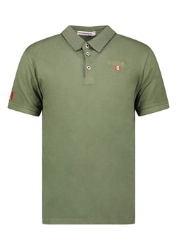 Canadian Peak Koszulka polo &quot;Karseak&quot; w kolorze khaki ze sklepu Limango Polska w kategorii T-shirty męskie - zdjęcie 170785568