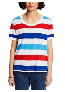 ESPRIT Koszulka w kolorze niebiesko-czerwonym ze sklepu Limango Polska w kategorii Bluzki damskie - zdjęcie 170785855