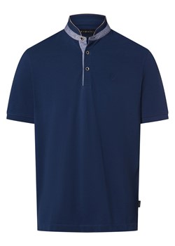 Bugatti Męska koszulka polo Mężczyźni Bawełna niebieski jednolity ze sklepu vangraaf w kategorii T-shirty męskie - zdjęcie 170787149