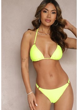 Jasnozielone Bikini 2-Częściowe Majtki Figi i Biustonosz Wiązany na Plecach Calix ze sklepu Renee odzież w kategorii Stroje kąpielowe - zdjęcie 170788567
