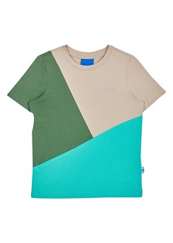 finkid Koszulka &quot;Ankkuri&quot; w kolorze zielono-beżowym ze sklepu Limango Polska w kategorii T-shirty chłopięce - zdjęcie 170791618