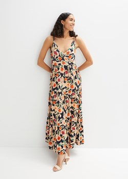 Długa sukienka z nadrukiem ze sklepu bonprix w kategorii Sukienki - zdjęcie 170793629
