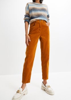 Spodnie sztruksowe ze sklepu bonprix w kategorii Spodnie damskie - zdjęcie 170793709