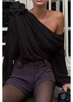 Bluzka AMOLSINA BLACK ze sklepu Ivet Shop w kategorii Bluzki damskie - zdjęcie 170796379