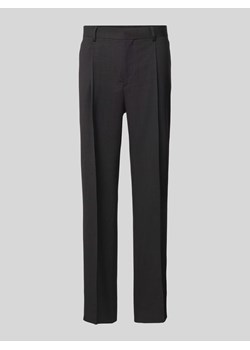 Spodnie garniturowe w jednolitym kolorze model ‘TODNE’ ze sklepu Peek&Cloppenburg  w kategorii Spodnie męskie - zdjęcie 170796446