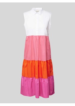 Sukienka koszulowa o długości do kolan z efektem stopniowania ze sklepu Peek&Cloppenburg  w kategorii Sukienki - zdjęcie 170796617