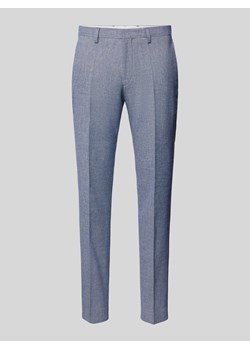 Spodnie do garnituru o kroju slim fit z wpuszczanymi kieszeniami ze sklepu Peek&Cloppenburg  w kategorii Spodnie męskie - zdjęcie 170796698