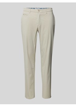 Chinosy o kroju slim fit z wpuszczanymi kieszeniami w stylu francuskim model ‘FABIO’ ze sklepu Peek&Cloppenburg  w kategorii Spodnie męskie - zdjęcie 170796916