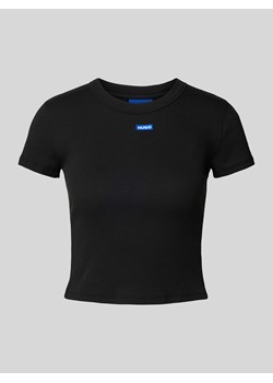 T-shirt krótki z naszywką z logo model ‘Baby Tee’ ze sklepu Peek&Cloppenburg  w kategorii Bluzki damskie - zdjęcie 170796919