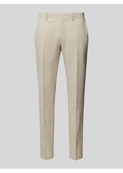 Spodnie do garnituru o kroju slim fit z wpuszczanymi kieszeniami ze sklepu Peek&Cloppenburg  w kategorii Spodnie męskie - zdjęcie 170796925