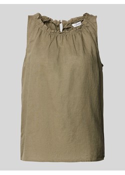Bluzka lniana o kroju bez rękawów ze sklepu Peek&Cloppenburg  w kategorii Bluzki damskie - zdjęcie 170796948