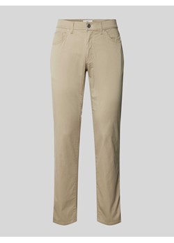 Chinosy o kroju slim fit z wpuszczanymi kieszeniami w stylu francuskim model ‘CADIZ’ ze sklepu Peek&Cloppenburg  w kategorii Spodnie męskie - zdjęcie 170796965