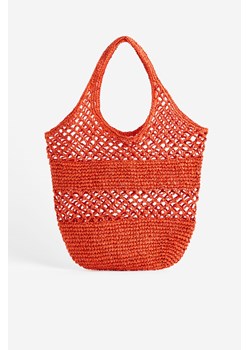 H & M - Torba shopper o wyglądzie szydełkowej robótki - Pomarańczowy ze sklepu H&M w kategorii Torby Shopper bag - zdjęcie 170797245