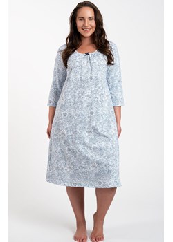 Koszula nocna damska w kwiaty Antonia, Kolor niebieski-wzór, Rozmiar L, Italian Fashion ze sklepu Primodo w kategorii Koszule nocne - zdjęcie 170800188