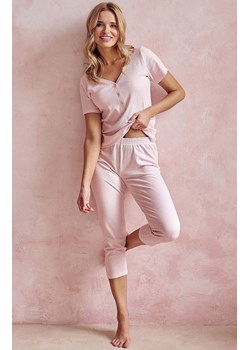 Bawełniana piżama damska jasnoróżowa Remi 3135, Kolor jasny róż, Rozmiar L, Taro ze sklepu Primodo w kategorii Piżamy damskie - zdjęcie 170801807