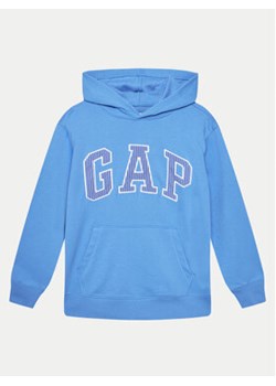 Gap Bluza 885742 Niebieski Regular Fit ze sklepu MODIVO w kategorii Bluzy chłopięce - zdjęcie 170804987