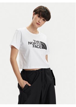 The North Face T-Shirt Easy NF0A87NA Biały Relaxed Fit ze sklepu MODIVO w kategorii Bluzki damskie - zdjęcie 170805058