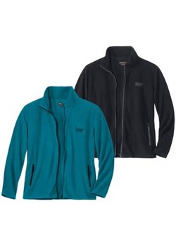Zestaw 2 outdoorowych bluz z mikropolaru na suwak ze sklepu Atlas For Men w kategorii Bluzy męskie - zdjęcie 170807538