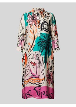 Sukienka koszulowa o długości do kolan z wiskozy ze sklepu Peek&Cloppenburg  w kategorii Sukienki - zdjęcie 170807885
