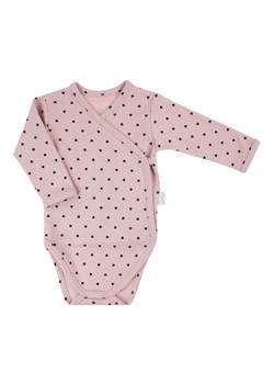 Bawełniane body dziewczęce różowe w serduszka ze sklepu 5.10.15 w kategorii Body niemowlęce - zdjęcie 170808109
