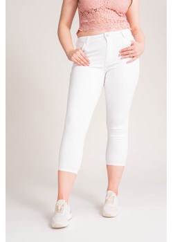 Białe Spodnie SONTI 7/8 ze sklepu TONO w kategorii Jeansy damskie - zdjęcie 170808419