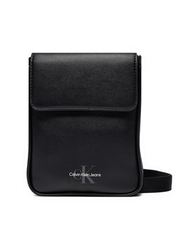 Saszetka Calvin Klein Jeans Monogram Soft Phone Cb K50K512439 Czarny ze sklepu eobuwie.pl w kategorii Torby męskie - zdjęcie 170808858