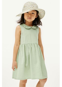 H & M - Bawełniana sukienka - Zielony ze sklepu H&M w kategorii Sukienki dziewczęce - zdjęcie 170809825