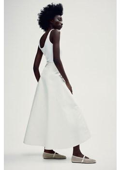 H & M - Trapezowa spódnica dżinsowa - Biały ze sklepu H&M w kategorii Spódnice - zdjęcie 170809878