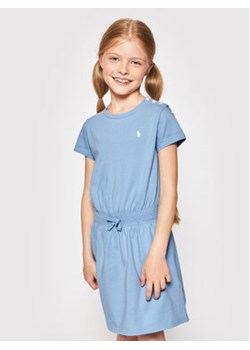 Polo Ralph Lauren Sukienka codzienna Play 312837203006 Niebieski Regular Fit ze sklepu MODIVO w kategorii Sukienki niemowlęce - zdjęcie 170810548
