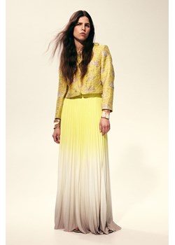 H & M - Długa plisowana spódnica - Żółty ze sklepu H&M w kategorii Spódnice - zdjęcie 170818615